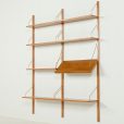 25439 Sacaninavian teak wall unit in the style of Poul Cadovius, 1970s-11