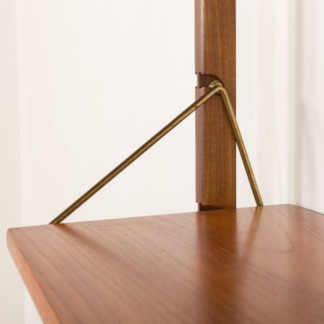 25442 Scandinavian freestanding wall unit model Ergo with a desk, Norway 1960s-14 25442 Scandinavian freestanding wall unit model Ergo with a desk, Norway 1960s-14