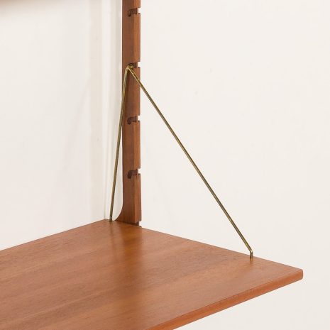 25442 Scandinavian freestanding wall unit model Ergo with a desk, Norway 1960s-18 25442 Scandinavian freestanding wall unit model Ergo with a desk, Norway 1960s-18