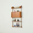 25444 Scandinavian wall unit model Ergo in teak , Norway 1960s-02