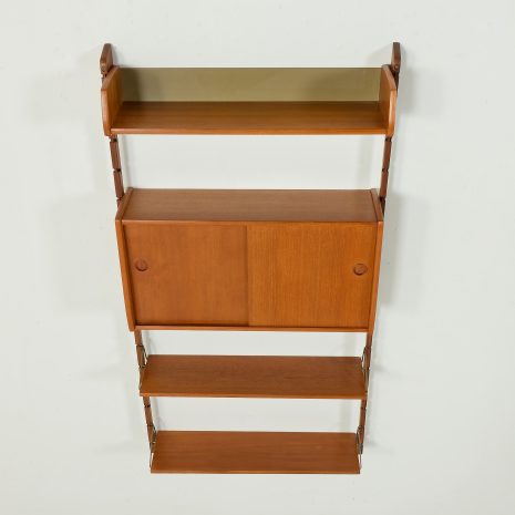 25444 Scandinavian wall unit model Ergo in teak , Norway 1960s-08 25444 Scandinavian wall unit model Ergo in teak , Norway 1960s-08