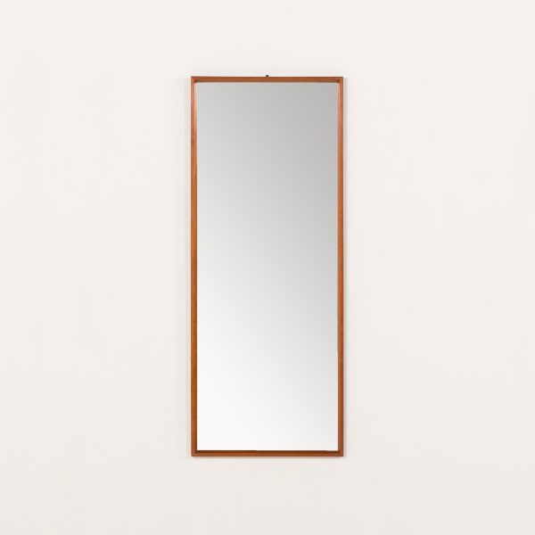 lustro z drewna tekowego