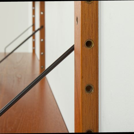 25448 Danish teak two bay wall unit in teak, 1970s-11 25448 Danish teak two bay wall unit in teak, 1970s-11