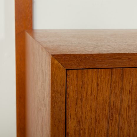 25448 Danish teak two bay wall unit in teak, 1970s-17 25448 Danish teak two bay wall unit in teak, 1970s-17