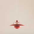 25449 Vintage PH 5 czerwona lampa autorstwa Poul Henningsen dla Louis Poulsen-1