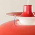 25449 Vintage PH 5 red lamp by Poul Henningsen for Louis Poulsen-3