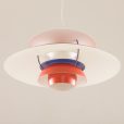 25449 Vintage PH 5 red lamp by Poul Henningsen for Louis Poulsen-5