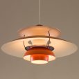 25449 Vintage PH 5 red lamp by Poul Henningsen for Louis Poulsen-7