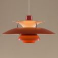 25449 Vintage PH 5 red lamp by Poul Henningsen for Louis Poulsen-8