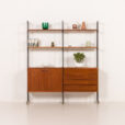 25117 Italian vintage free standing wall unit or room divider, 1970s-1