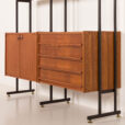 25117 Italian vintage free standing wall unit or room divider, 1970s-11