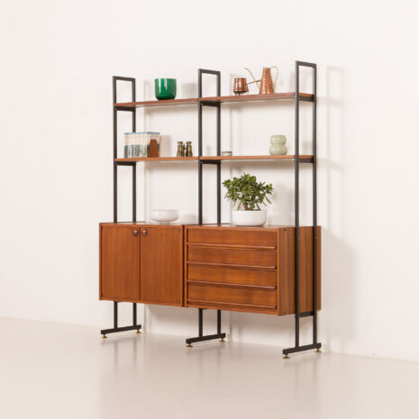 Italian vintage free standing wall unit