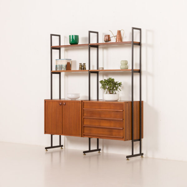 Italian vintage free standing wall unit