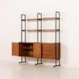25117 Italian vintage free standing wall unit or room divider, 1970s-5