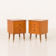 25270 Danish mid century teak night stands,set of 2, 1970s-2