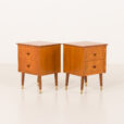 25270 Danish mid century teak night stands,set of 2, 1970s-5