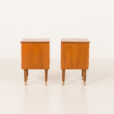25270 Danish mid century teak night stands,set of 2, 1970s-6