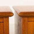 25270 Danish mid century teak night stands,set of 2, 1970s-9