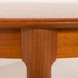 25404 Danish teak round extension table 1960s-10
