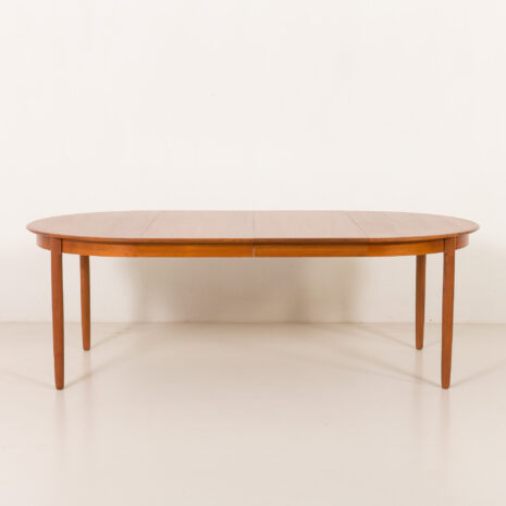 25404 Danish teak round extension table 1960s-4 25404 Danish teak round extension table 1960s-4