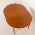 25404 Danish teak round extension table 1960s-6
