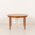 25404 Danish teak round extension table 1960s-7