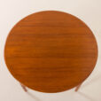 25404 Danish teak round extension table 1960s-8