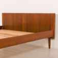 25408 Danish mid century teak double bed in the style of Hans Wegner, 1960s-10