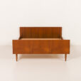 25408 Danish mid century teak double bed in the style of Hans Wegner, 1960s-4