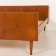 25408 Danish mid century teak double bed in the style of Hans Wegner, 1960s-5