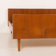 25408 Danish mid century teak double bed in the style of Hans Wegner, 1960s-6
