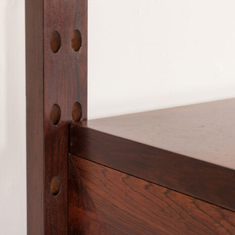 25414 Poul Cadovius two bay rosewood wall unit for Cado, 1960s-16 25414 Poul Cadovius two bay rosewood wall unit for Cado, 1960s-16