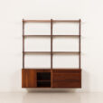 25414 Poul Cadovius two bay rosewood wall unit for Cado, 1960s-7