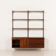 25414 Poul Cadovius two bay rosewood wall unit for Cado, 1960s-8