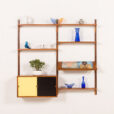 25420 Poul Cadovius teak wall unit for Cado, Denmark 1960s-1
