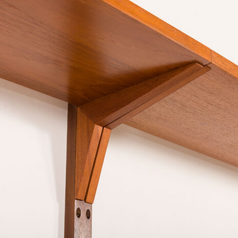 25420 Poul Cadovius teak wall unit for Cado, Denmark 1960s-11 25420 Poul Cadovius teak wall unit for Cado, Denmark 1960s-11