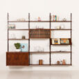 25436 PS System rosewood wall unit by Preben Sorensen, Randers, Denmark 1960s-1