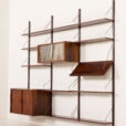 25436 PS System rosewood wall unit by Preben Sorensen, Randers, Denmark 1960s-20
