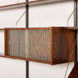 25436 PS System rosewood wall unit by Preben Sorensen, Randers, Denmark 1960s-8