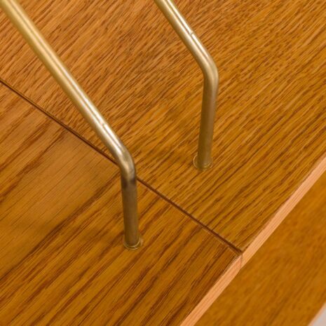 25438 Scandinavian mid century oak wall unit , Denmark, 1970s-13 25438 Scandinavian mid century oak wall unit , Denmark, 1970s-13