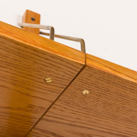 25438 Scandinavian mid century oak wall unit , Denmark, 1970s-14 25438 Scandinavian mid century oak wall unit , Denmark, 1970s-14