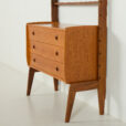 25443 Ergo free standing one bay teak wall unit by John Texmon, Norway 1960s-14