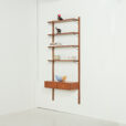 25447 Scandinavian vintage wall unit with a console in the style of Poul Cadovius, 1960s-02