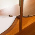 25454 Scandinavian mid century dressing table, vanity with adjustable mirrors, 1960s-15