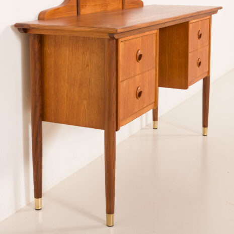 25454 Scandinavian mid century dressing table, vanity with adjustable mirrors, 1960s-16 25454 Scandinavian mid century dressing table, vanity with adjustable mirrors, 1960s-16