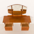 25454 Scandinavian mid century dressing table, vanity with adjustable mirrors, 1960s-6