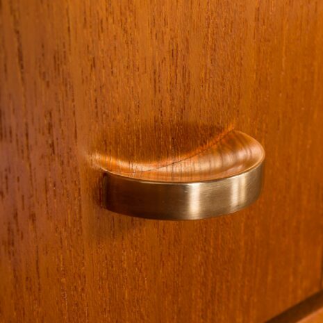 25455 Danish modern teak secretaire with brass details, 1960s-17 25455 Danish modern teak secretaire with brass details, 1960s-17