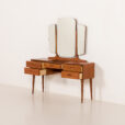 25458 Scandinavian mid century dressing table with adjustable mirrors, 1960s-4