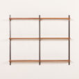 25459 Kai kristiansen teak shelving unit for FM Mobler, 1960s-4