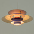 25463 Vintage PH 5 blue lamp by Poul Henningsen for Louis Poulsen-04